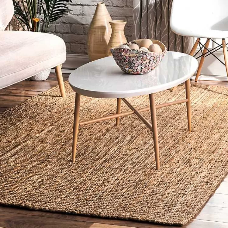 Natural Solid Addy Area Rug, 5x8>Kirklands Home Flash Sale