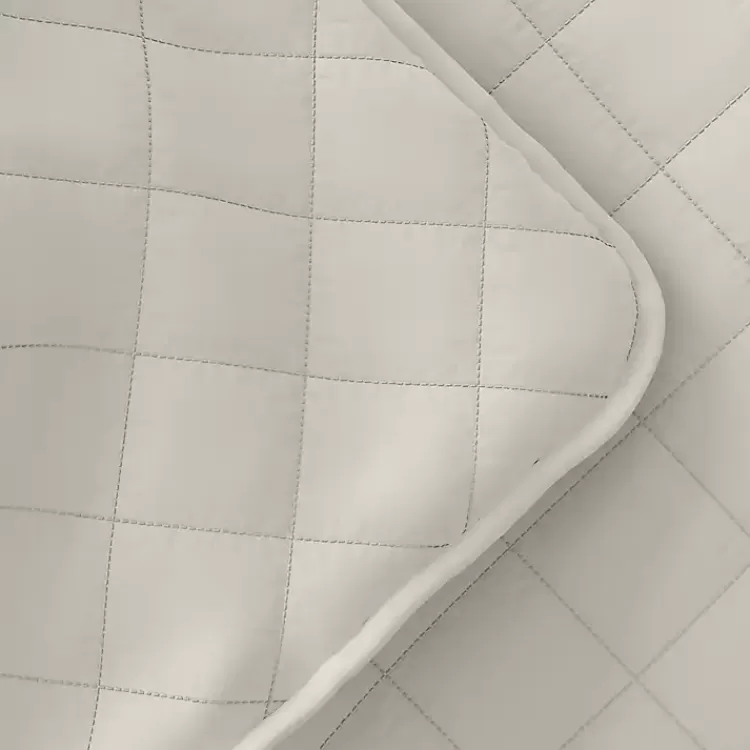 natural_stitched_diamond_pc_king_quilt_set_3.webp Natural Stitched Diamond 3-pc. King Quilt Set>Kirklands Home Cheap