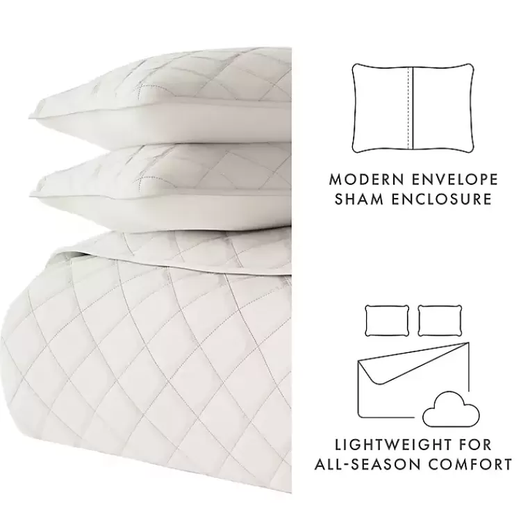 natural_stitched_diamond_pc_king_quilt_set_6.webp Natural Stitched Diamond 3-pc. King Quilt Set>Kirklands Home Cheap