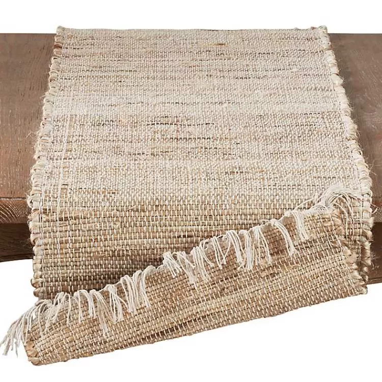 Natural Tasseled Chindi Outdoor Table Runner>Kirklands Home Discount