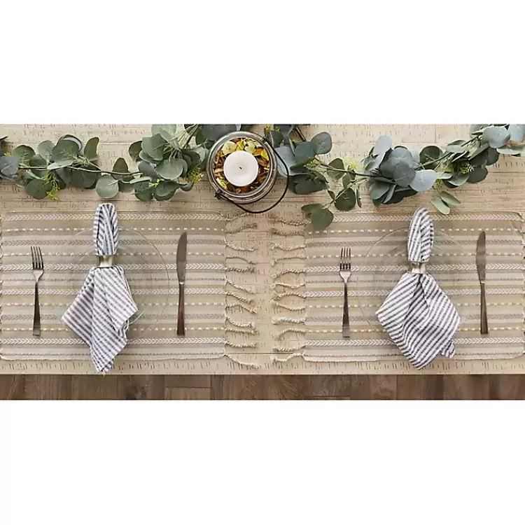 natural_tonal_stripe_placemats_set_of__6.webp Natural Tonal Stripe Placemats, Set of 6>Kirklands Home Best Sale