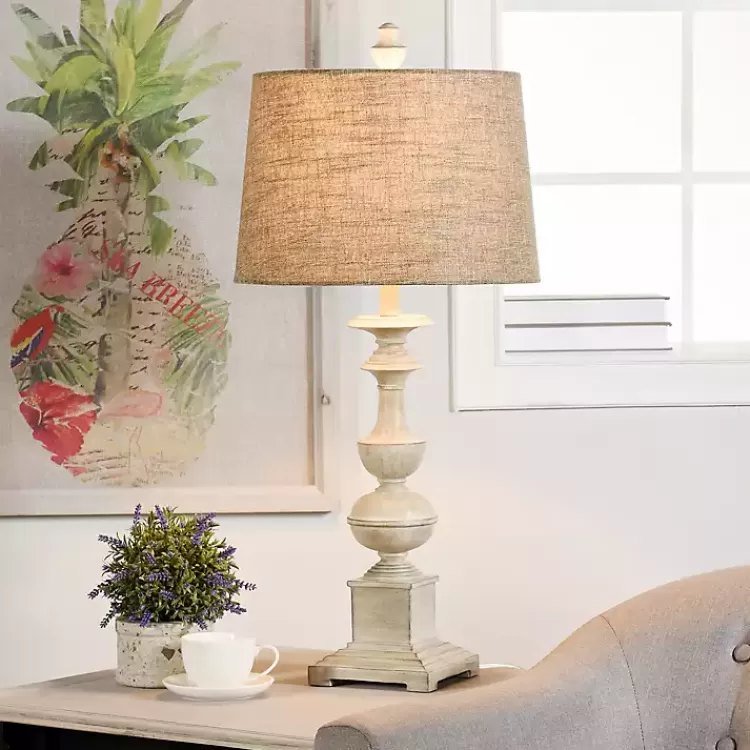 Natural Traditional Farmhouse Table Lamp>Kirklands Home New