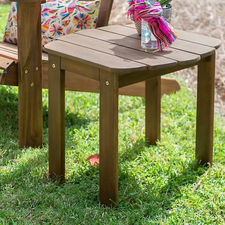 Natural Warren Adirondack Outdoor Accent Table>Kirklands Home Sale