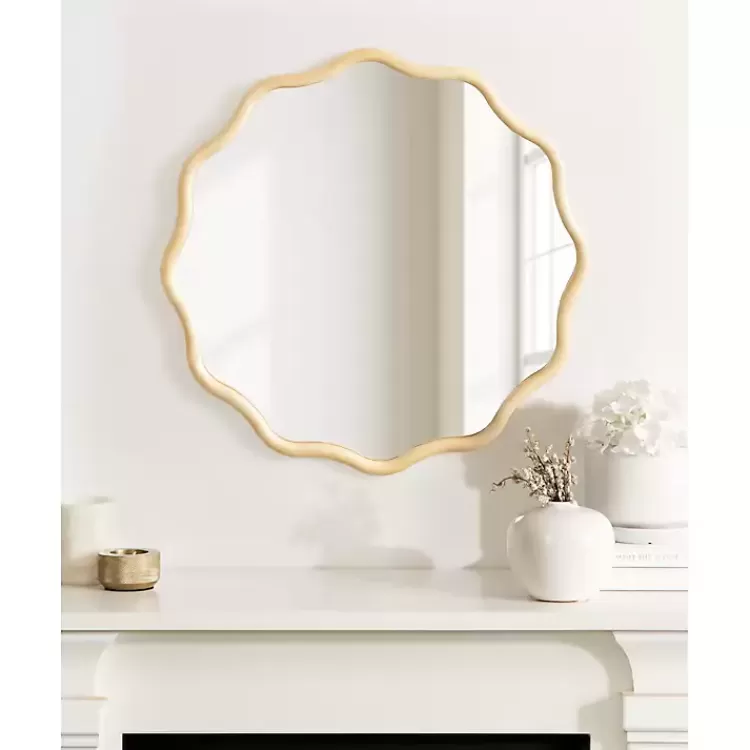 natural_wavy_scallop_round_wall_mirror_5.webp Natural Wavy Scallop Round Wall Mirror>Kirklands Home Cheap