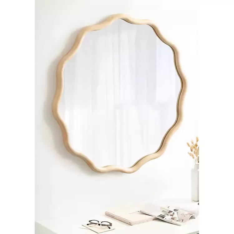 natural_wavy_scallop_round_wall_mirror_8.webp Natural Wavy Scallop Round Wall Mirror>Kirklands Home Cheap