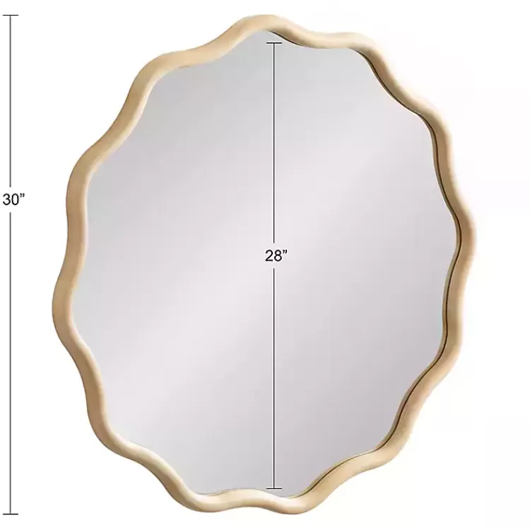 natural_wavy_scallop_round_wall_mirror_9.webp Natural Wavy Scallop Round Wall Mirror>Kirklands Home Cheap