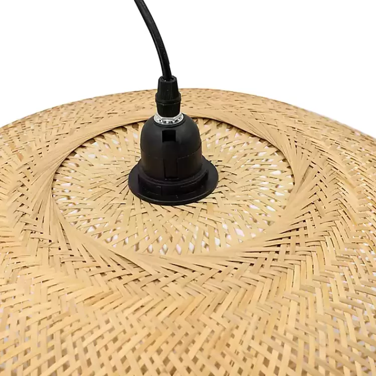 natural_wide_woven_bamboo_globe_pendant_light_4.webp Natural Wide Woven Bamboo Globe Pendant Light>Kirklands Home Flash Sale