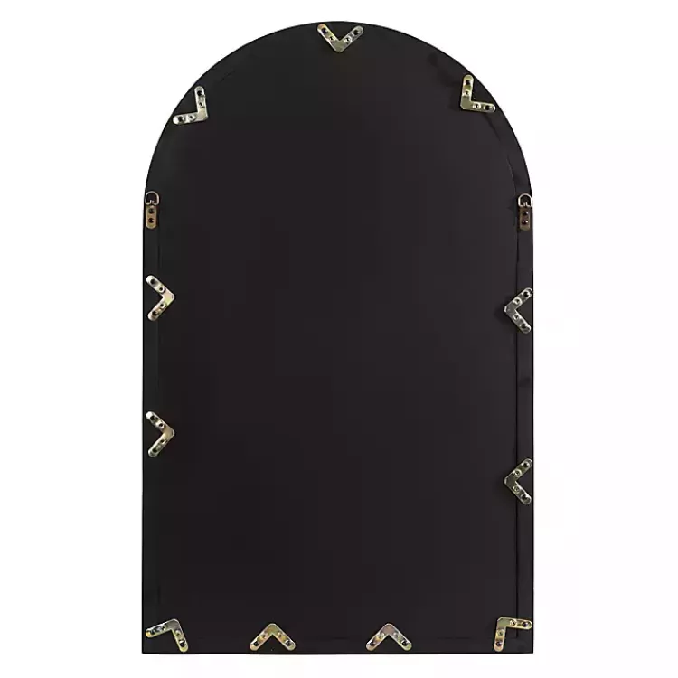 natural_wood_and_metal_arch_windowpane_wall_mirror_3.webp Natural Wood and Metal Arch Windowpane Wall Mirror>Kirklands Home Cheap