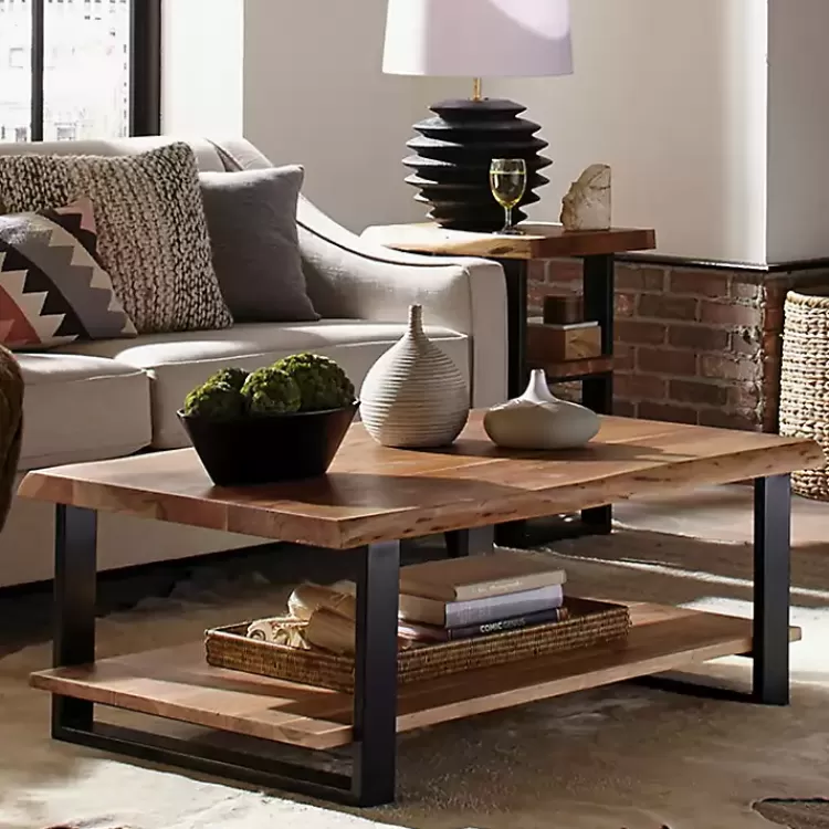 natural_wood_and_metal_coffee_table_3.webp Natural Wood and Metal Coffee Table>Kirklands Home Clearance