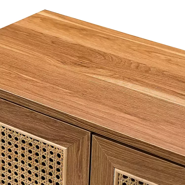 natural_wood_and_rattan_door_cabinet_6.webp Natural Wood and Rattan 2-Door Cabinet>Kirklands Home Hot