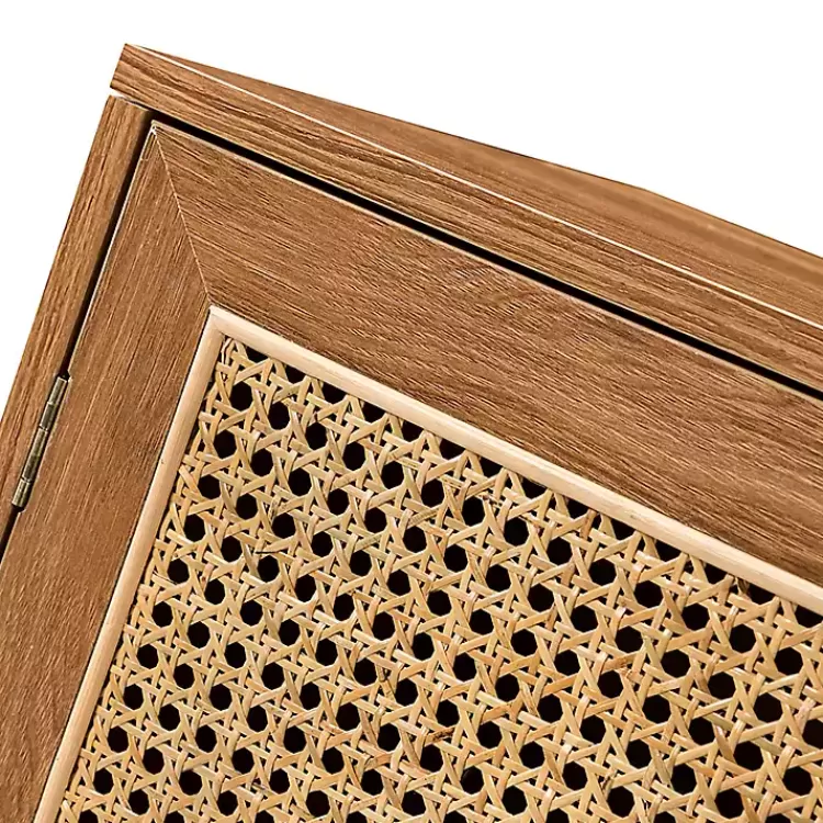natural_wood_and_rattan_door_cabinet_7.webp Natural Wood and Rattan 2-Door Cabinet>Kirklands Home Hot