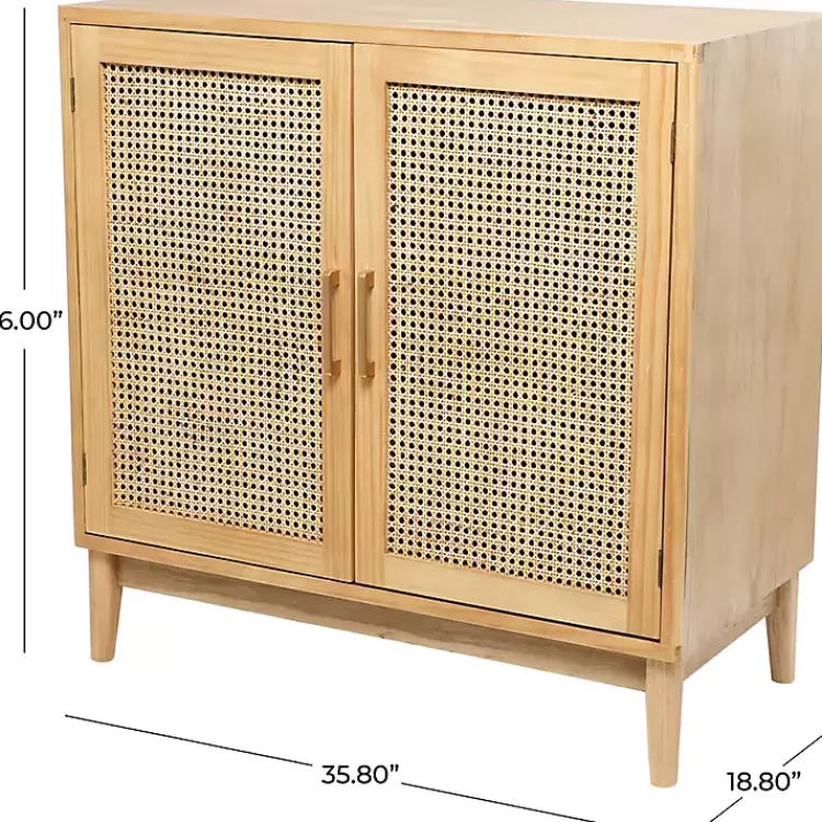 natural_wood_and_rattan_door_storage_cabinet_4.webp Natural Wood and Rat 2-Door Storage Cabinet>Kirklands Home Online