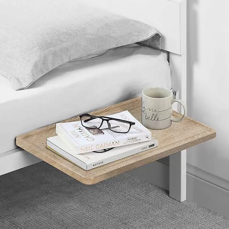 Natural Wood Bedside Shelf>Kirklands Home Fashion