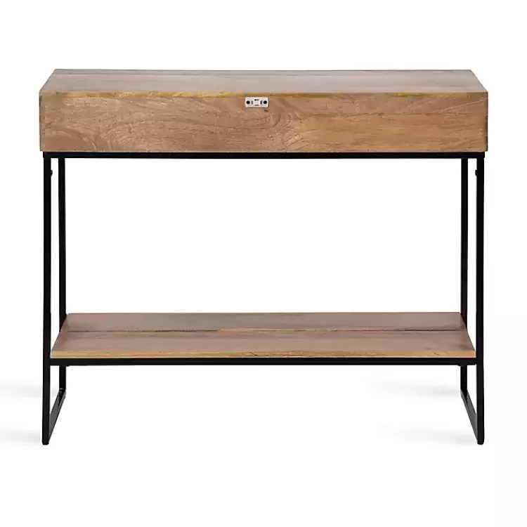 natural_wood_black_metal_console_table_6.webp Natural Wood Metal Console Table>Kirklands Home Cheap