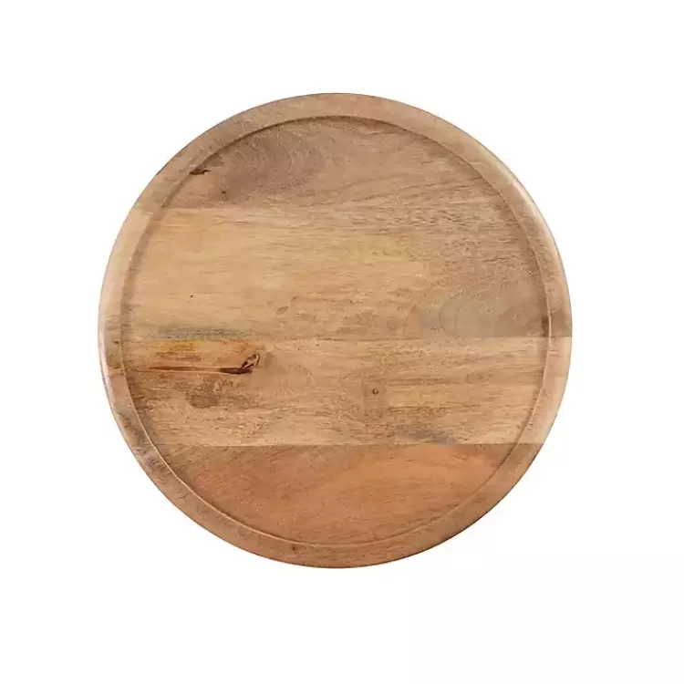 Natural Wood Carved Diamonds Accent Table>Kirklands Home Cheap