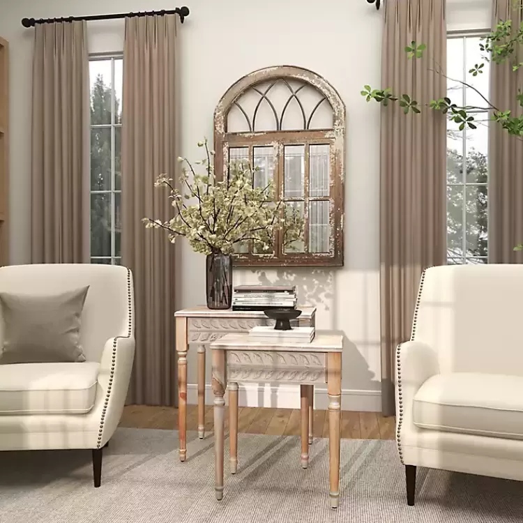 natural_wood_carved_leaf_accent_tables_set_of__10.webp Natural Wood Carved Leaf Accent Tables, Set of 2>Kirklands Home New