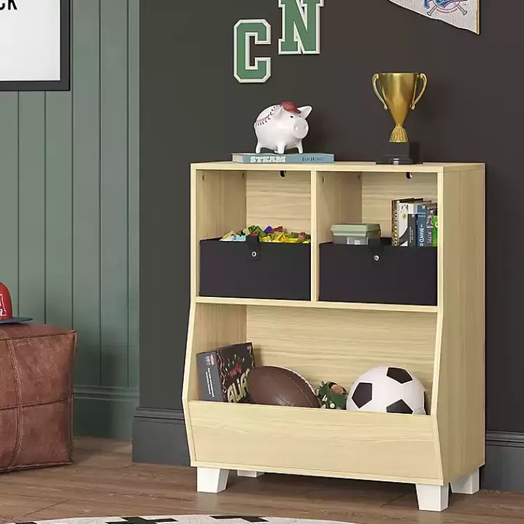 Natural Wood Cubby Cabinet>Kirklands Home Online