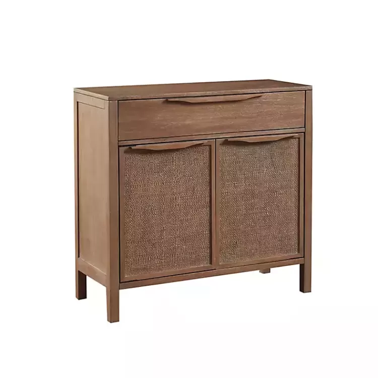 Natural Wood 2-Door Cane Webbing Chest>Kirklands Home Best Sale