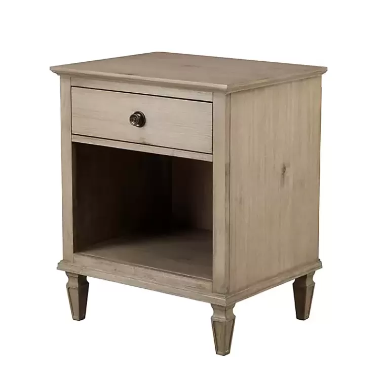 Natural Wood 1-Drawer Nightstand>Kirklands Home Best Sale