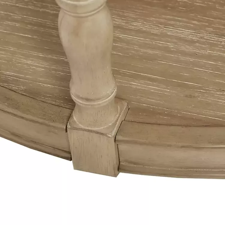 natural_wood_finish_turned_leg_round_coffee_table_5.webp Natural Wood Finish Turned Leg Round Coffee Table>Kirklands Home Best Sale