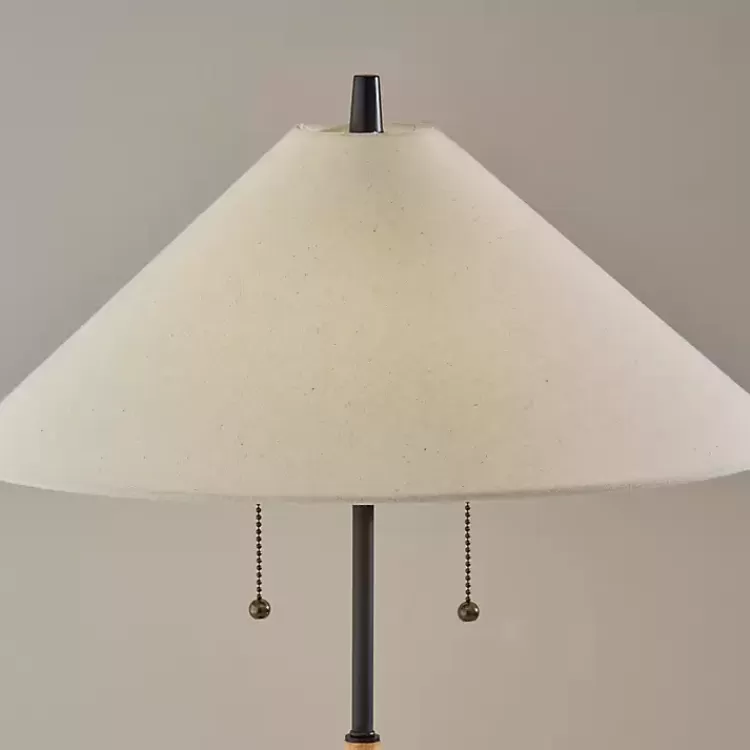 natural_wood_flare_twobulb_table_lamp_2.webp Natural Wood Flare Two-Bulb Table Lamp>Kirklands Home Cheap