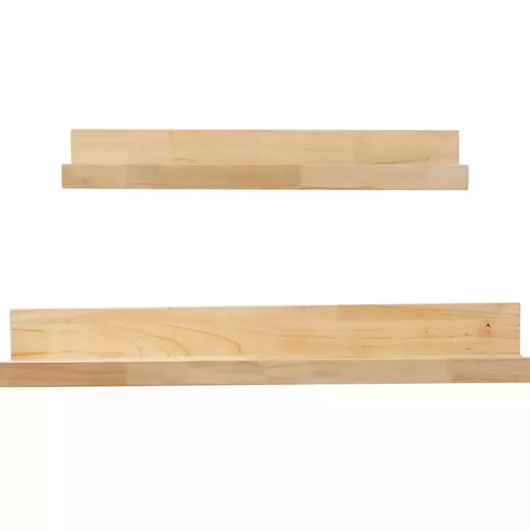 Natural Wood Floating Shelves, Set of 2>Kirklands Home Cheap