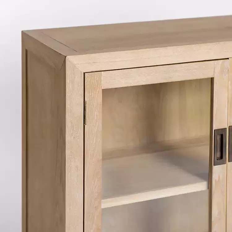 natural_wood_glass_door_modular_cabinet_5.webp Natural Wood Glass Door Modular Cabinet>Kirklands Home Fashion