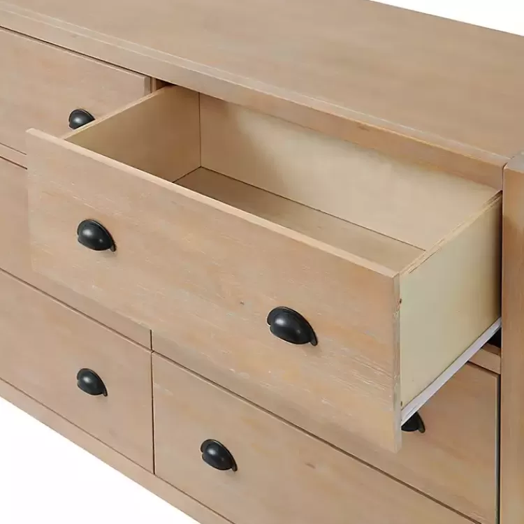 natural_wood_grain_drawer_dresser_3.webp Natural Wood Grain 6-Drawer Dresser>Kirklands Home Best Sale