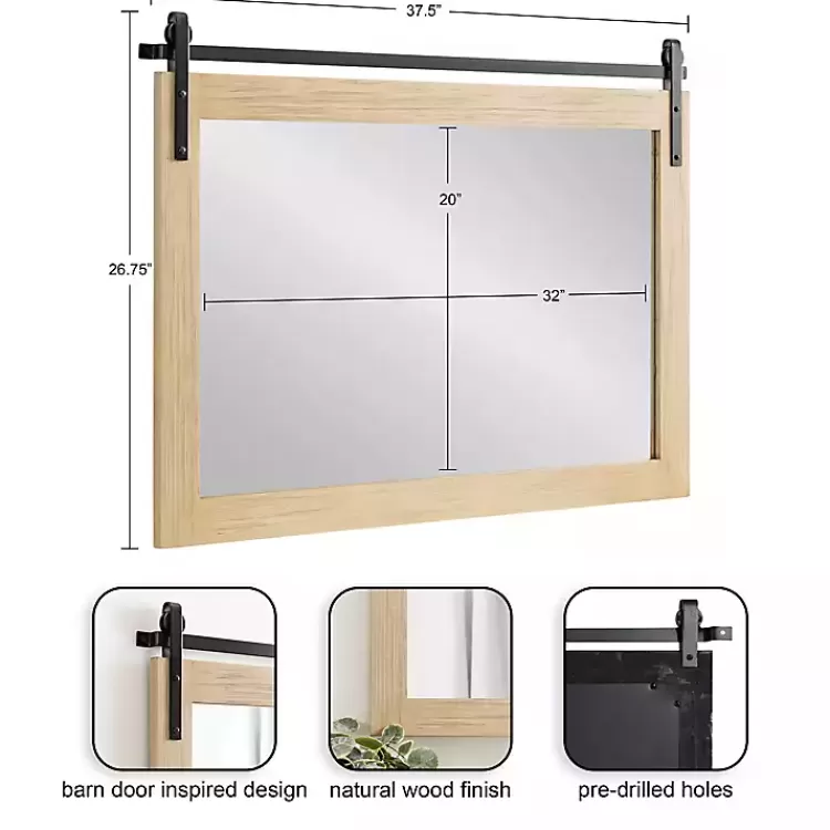 natural_wood_metal_barn_door_wall_mirror_2.webp Natural Wood Metal Barn Door Wall Mirror>Kirklands Home Clearance