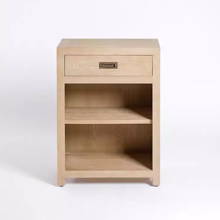 Natural Wood Open Shelf Modular Cabinet>Kirklands Home New