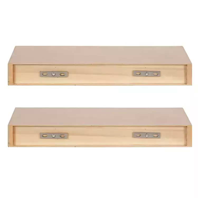 natural_wood_pc_floating_shelves__in_3-1.webp Natural Wood 2-pc. Floating Shelves, 18 in.>Kirklands Home Cheap