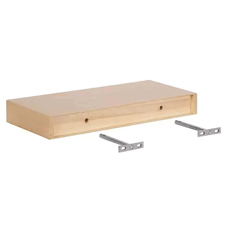 natural_wood_pc_floating_shelves__in_5-1.webp Natural Wood 2-pc. Floating Shelves, 18 in.>Kirklands Home Cheap