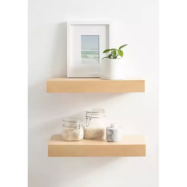 natural_wood_pc_floating_shelves__in_8-1.webp Natural Wood 2-pc. Floating Shelves, 18 in.>Kirklands Home Cheap