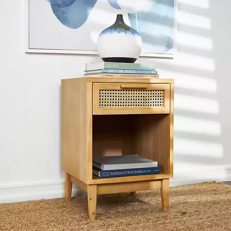 natural_wood_rattan_nightstand_3.webp Natural Wood Rattan Nightstand>Kirklands Home New
