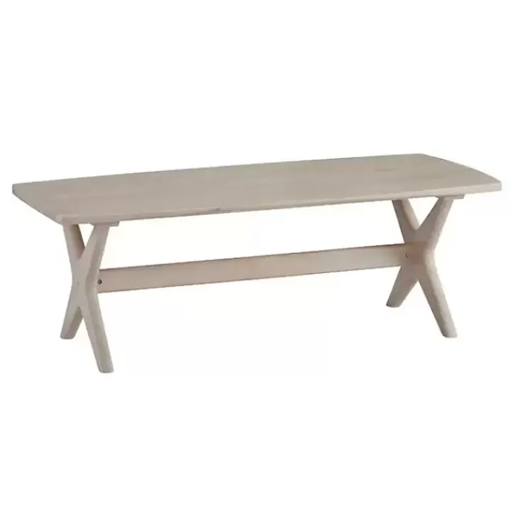 Natural Wood Slim Cocktail Table>Kirklands Home Fashion
