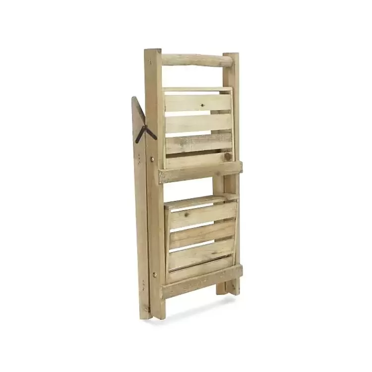 natural_wood_tier_folding_plant_stand__in_4.webp Natural Wood 2-Tier Folding Plant Stand, 30 in.>Kirklands Home Discount
