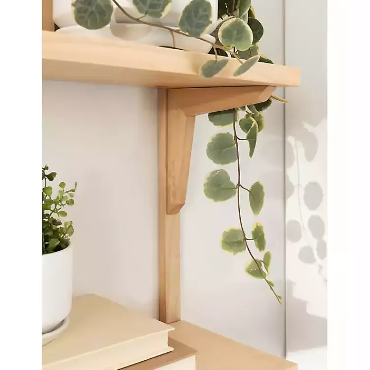 natural_wood_traditional_twotiered_wall_shelf_6.webp Natural Wood Traditional Two-Tiered Wall Shelf>Kirklands Home Shop