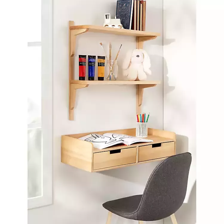 natural_wood_traditional_twotiered_wall_shelf_8.webp Natural Wood Traditional Two-Tiered Wall Shelf>Kirklands Home Shop