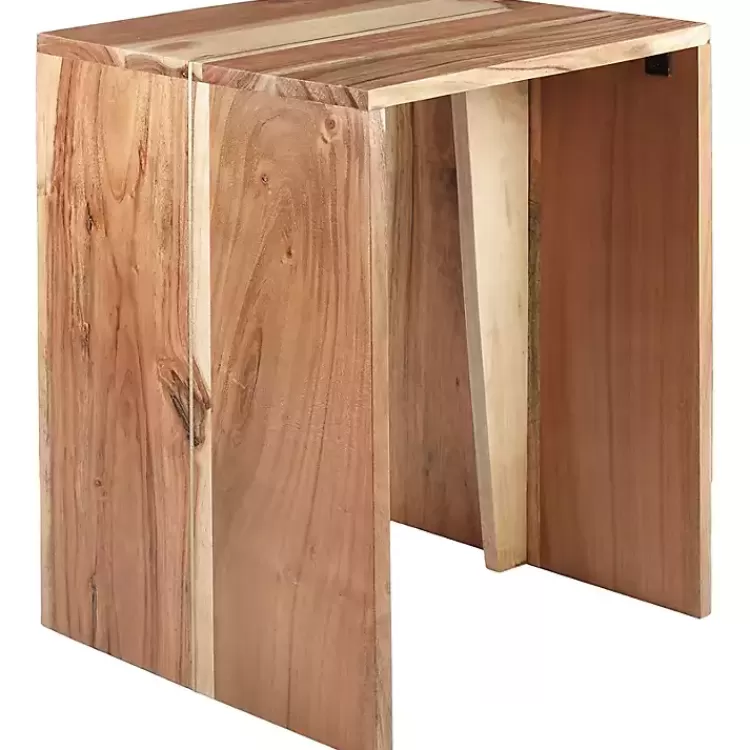 Natural Wood Umed Accent Table>Kirklands Home Best