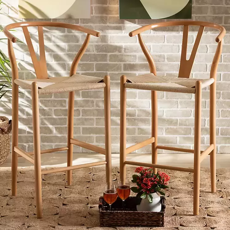 natural_wood_woven_yarn_seat_bar_stools_set_of__5.webp Natural Wood Woven Yarn Seat Bar Stools, Set of 2>Kirklands Home Sale
