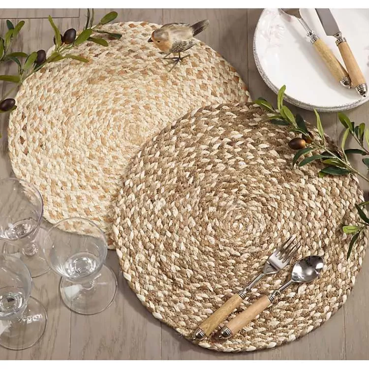 natural_woven_jute_placemats_set_of__2.webp Natural Woven Jute Placemats, Set of 4>Kirklands Home New