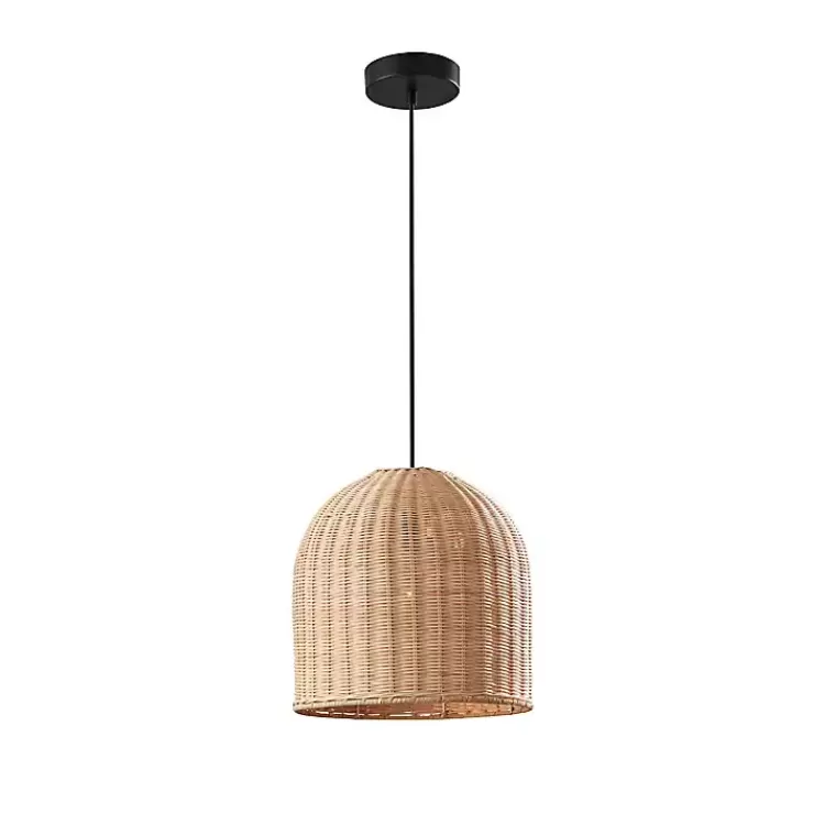 Natural Woven Rat Pendant Light>Kirklands Home Flash Sale