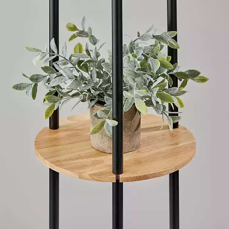 Natural Woven Shade Trio Rowan Floor Lamp>Kirklands Home Discount