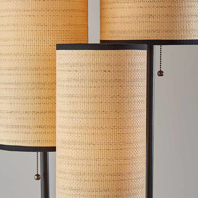 natural_woven_shade_trio_rowan_floor_lamp_3.webp Natural Woven Shade Trio Rowan Floor Lamp>Kirklands Home Discount