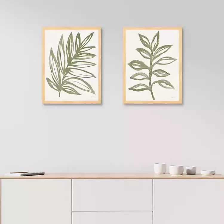 Nature in Sage Framed Canvas Art Prints, Set of 2>Kirklands Home Online