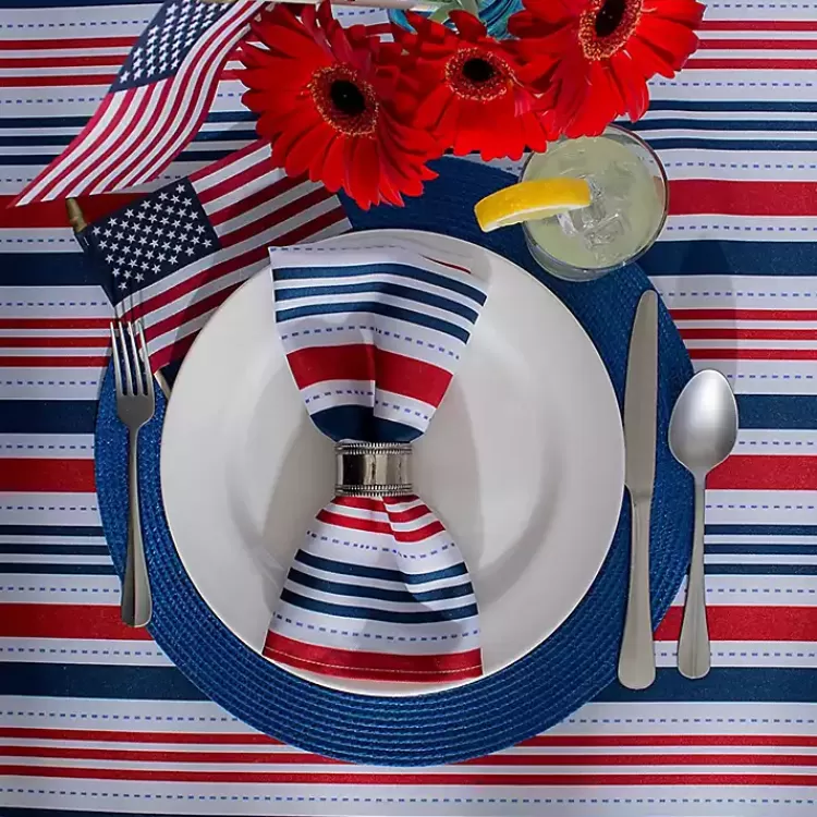 nautical_blue_solid_round_placemats_set_of__2.webp Nautical Solid Round Placemats, Set of 6>Kirklands Home Online