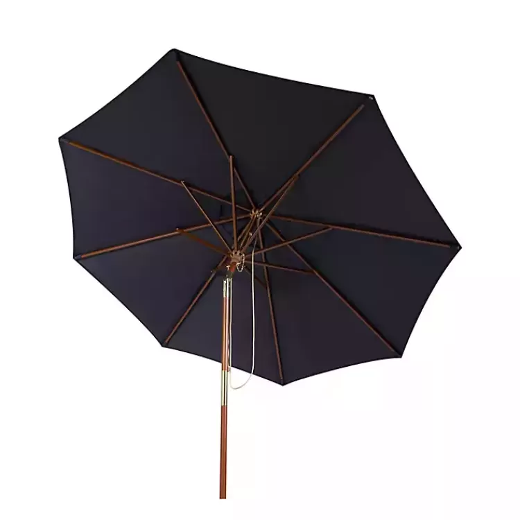 navy__ft_eucalyptus_outdoor_umbrella_4.webp Navy 9 ft. Eucalyptus Outdoor Umbrella>Kirklands Home Sale