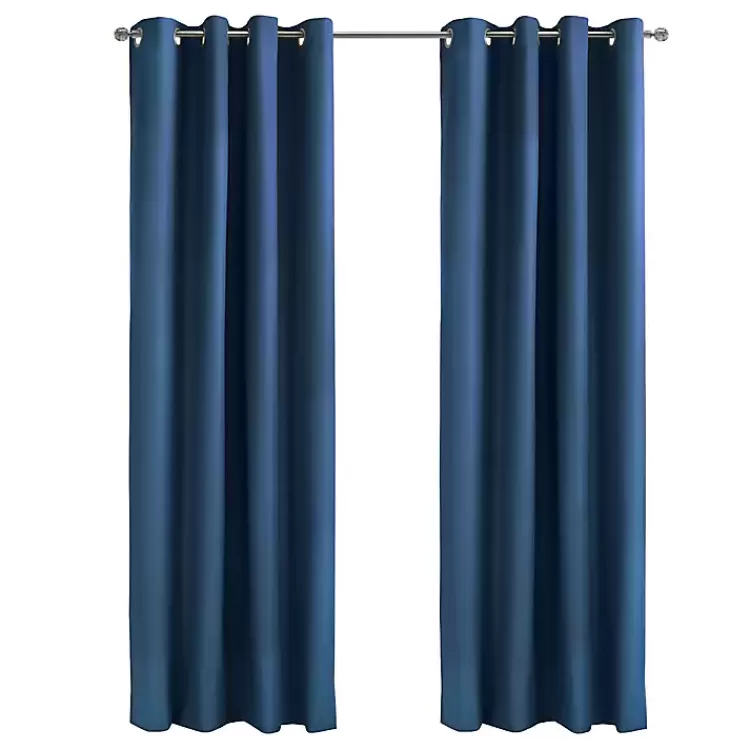 Navy Alpine Blackout Curtain Panel, 95 in.>Kirklands Home Fashion