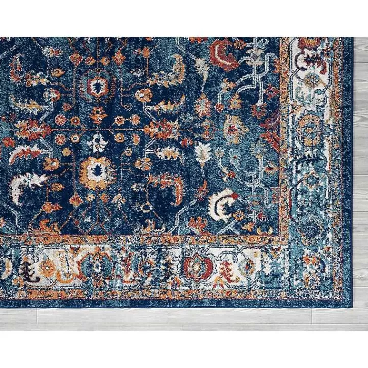 navy_and_orange_bordered_runner_x_3.webp Navy and Orange Bordered Runner, 2x6>Kirklands Home Fashion