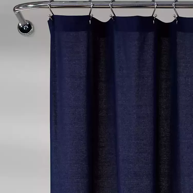 navy_and_white_button_accent_linen_shower_curtain_3.webp Navy and White Button Accent Linen Shower Curtain>Kirklands Home Fashion